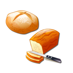 Zdjęcie przedstawia chleb